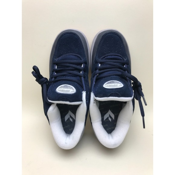 Vtg Savier Brian Anderson Standard Skateboarding Shoes Mens 6 2000s Y2K NEW Blue - Picture 5 of 14